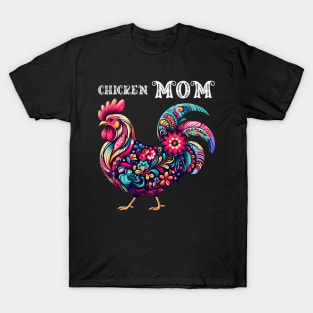 Chicken Mom Farmer Funny Mother's Day T-Shirt